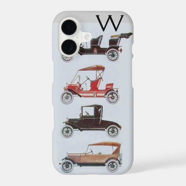 VINTAGE CARS  MONOGRAM (Back)