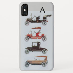 VINTAGE CARS  MONOGRAM iPhone XS MAX CASE