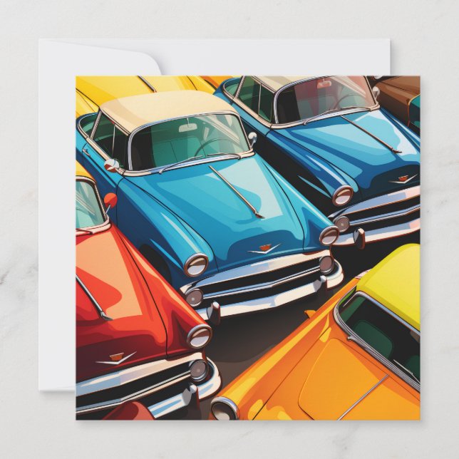 Vintage Cars Pattern (Front)