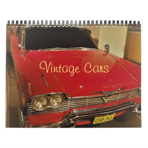 Vintage Cars photo calendar