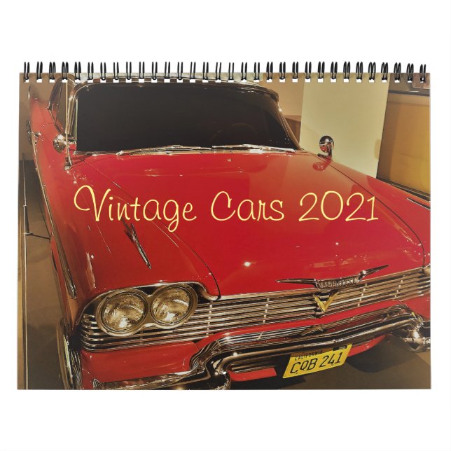 Vintage Cars photo calendar 2021 (Cover)