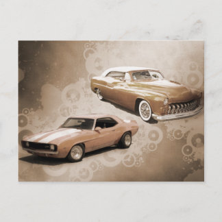 Vintage Cars postcards