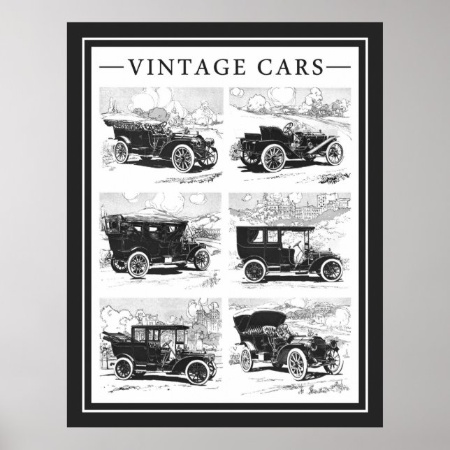 Vintage cars poster (Front)