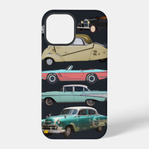 Vintage cars trendy graphic colours cool for him iPhone 12 pro case