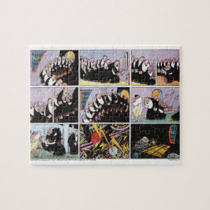 Vintage Cartoon Art Puzzle