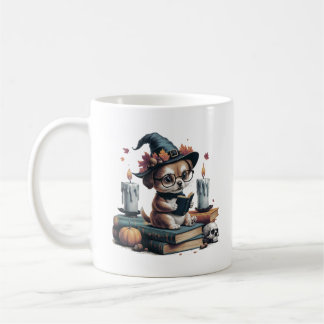 Vintage Cartoon Dog: Gothic, Halloween Vibes Coffee Mug