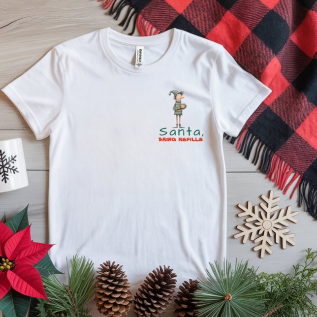 Vintage cartoon elf ironic wishes T-Shirt (Creator Uploaded)