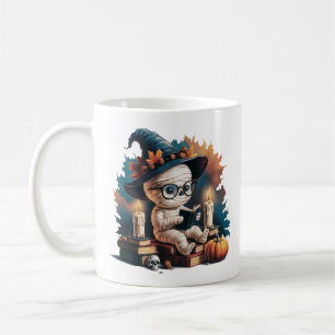 Vintage Cartoon Mummy Gothic, Halloween Vibes Coffee Mug