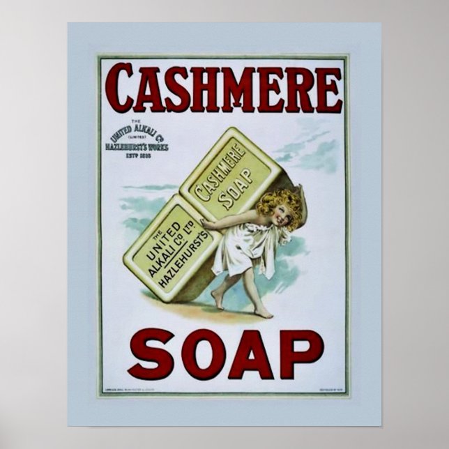 Vintage Cashmere Soap Poster (Front)