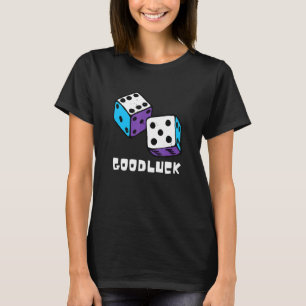 Vintage Casino Dice Good Luck Game Night Party Gam T-Shirt