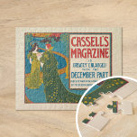 Vintage Cassell's Magazine December 1896 Jigsaw Puzzle<br><div class="desc">Cassell’s Magazine; December (1896) | Artwork by Louis Rhead (American,  1857-1926)

Vintage 19th century magazine cover art.

Use the design tools to add custom text or personalise the image.</div>