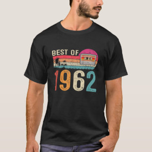 Vintage Cassette Best Of 1962 Born 60Th Birthday T-Shirt