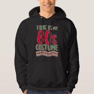 Vintage Cassette Eighties Theme Costume Party 1980 Hoodie