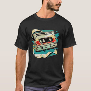 Vintage Cassette Synthesizer Acid Analogue Party R T-Shirt