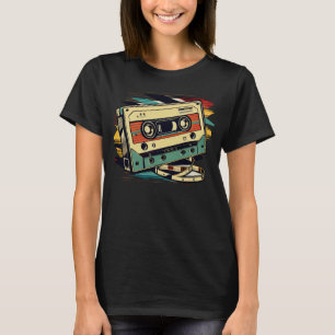 Vintage Cassette Synthesizer Acid Analogue Party R T-Shirt
