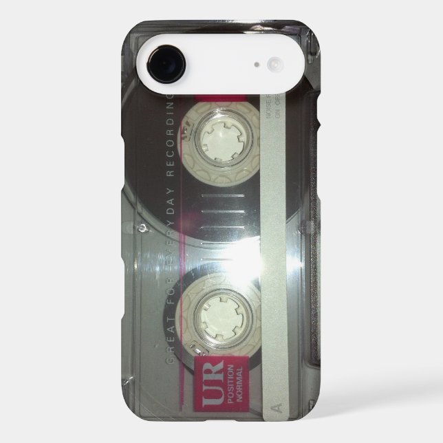 Vintage Cassette Tape - Clean Case-Mate iPhone Case (Back)