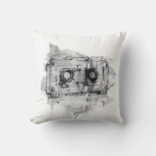 Vintage Cassette Tape Cushion
