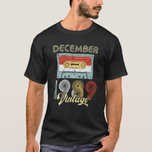 Vintage Cassette Tape December 1989 30th Birthday T-Shirt