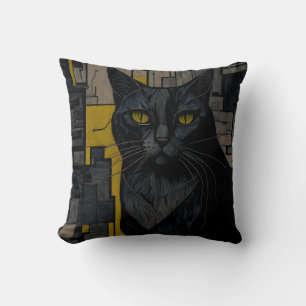 vintage cat 1 cushion