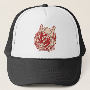 Vintage cat astronaut     trucker hat