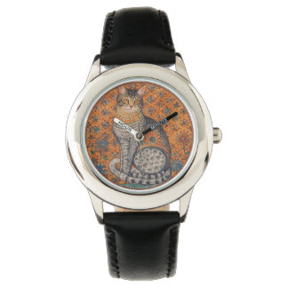 Vintage Cat, Cat Motif Art , Classic  Watch