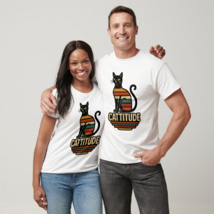 vintage cat cattitude T-Shirt