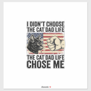 Vintage Cat Dad Life Patriotic Vector Shirt Design