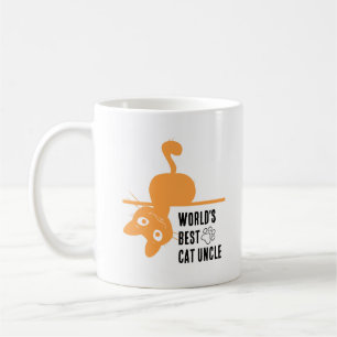 Vintage Cat Dad Style Gift for Cat Uncle Coffee Mug