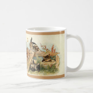 Vintage cat mug