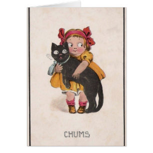 Vintage Cat Note Card