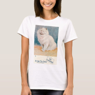 Vintage Cat Show Postcard Louis Wain Illustration T-Shirt