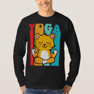 Vintage Cat Yoga Figurines For Cat Yoga T-Shirt