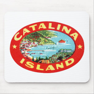 Vintage Catalina Island California Mouse Pad