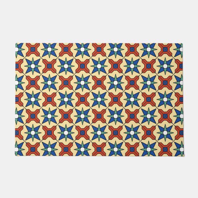 Vintage Catalina Island Tile Doormat (Front)