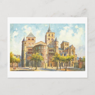 Vintage Cathedral and Church of Our Lady, Trier Postcard