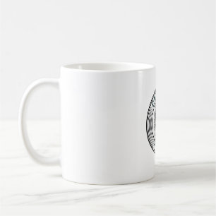 Vintage Cats And Tats Engraving Cat Design_1 Coffee Mug