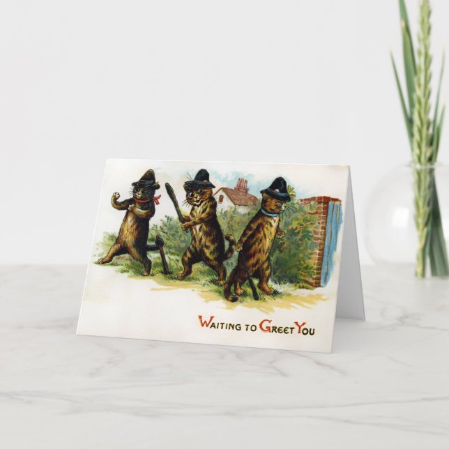 Vintage Cats Card (Front)