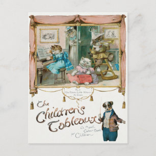 Vintage Cats Postcard