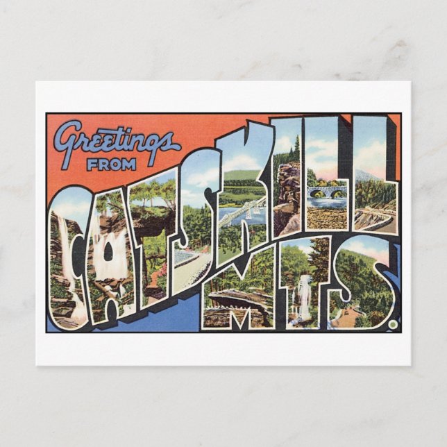 Vintage Catskill Mountains Postcard (Front)