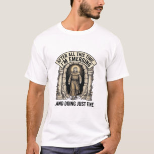 Vintage Cave Humour Engraving Graphic Shirt Design