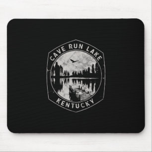 Vintage Cave Run Lake Kentucky Outdoors Vacation  Mouse Pad