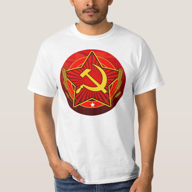 Vintage CCCP Hammer and Sickle T-Shirt (Front)