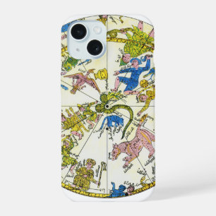 Vintage Celestial, Arabic Sphere, Constellations iPhone 15 Case
