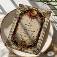 Vintage Celestial Art Nouveau Wedding