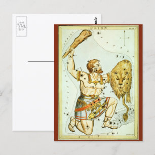 Vintage Celestial Astronomy, Orion Constellation Postcard