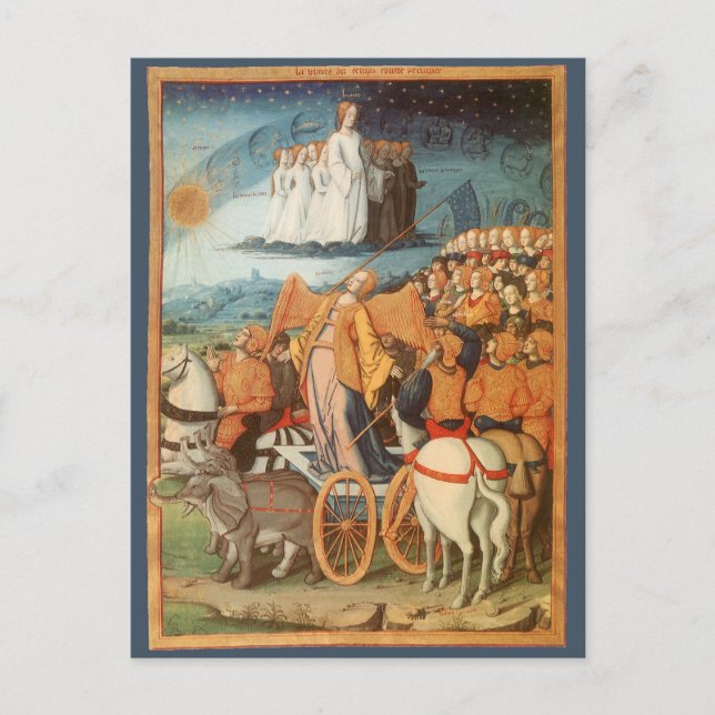 Vintage Celestial Astronomy Power of the Heavens Postcard (Front)