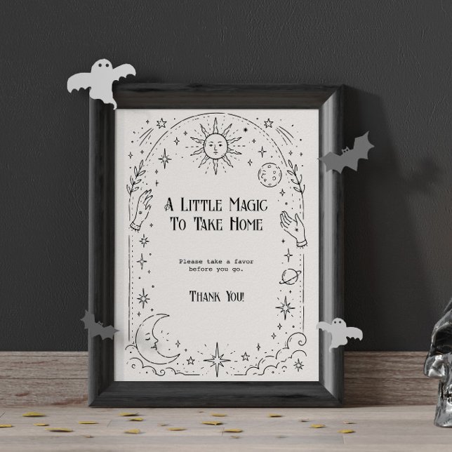 Vintage Celestial Bridal Shower Favour  Poster (Creator Uploaded)