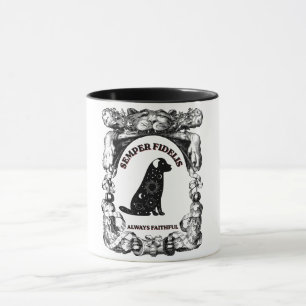 Vintage Celestial dog poster Semper Fidelis Mug