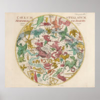 Vintage Celestial Map