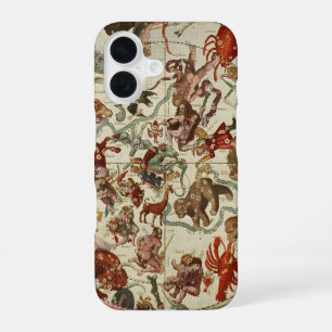 Vintage Celestial Northern Star Chart 1660 iPhone 16 Case
